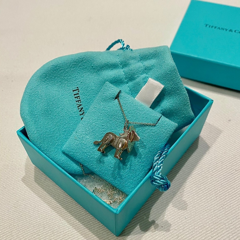 Tiffany & Co. Lion Charm Necklace